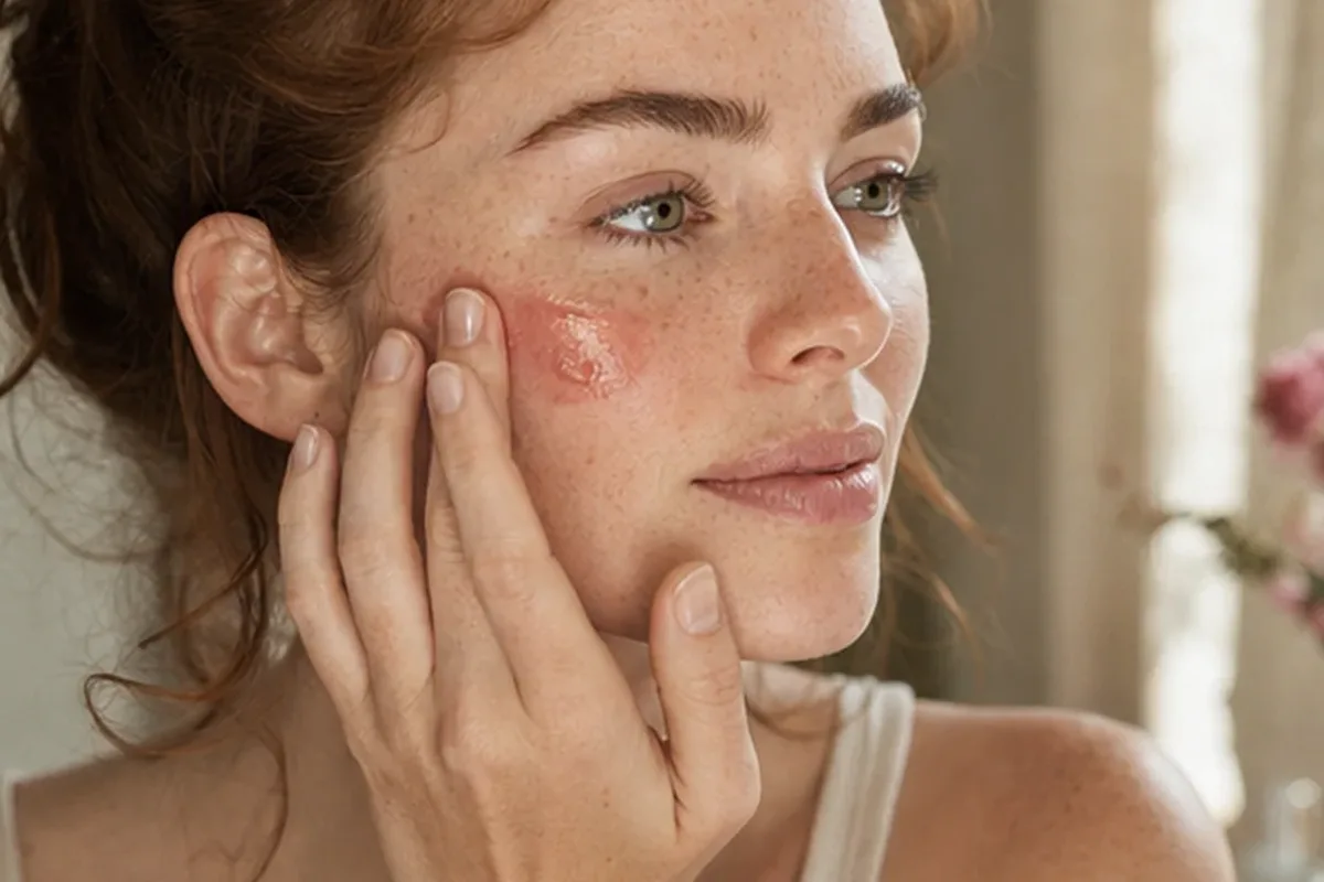 Redaktionelle Detailaufnahme zur Orientierung bei Highlighter für empfindliche Haut
