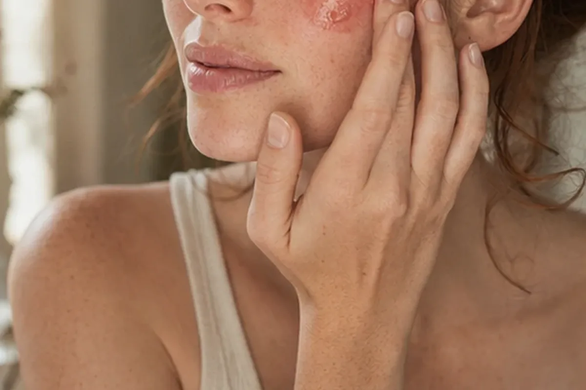 Redaktionelle Detailaufnahme zur Orientierung bei Concealer für ölige Haut
