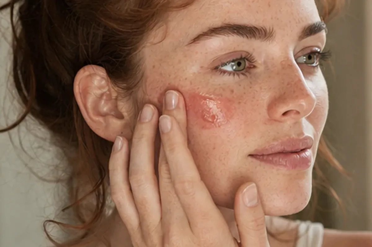 Redaktioneller Beauty-Moment zur Ausgangslage bei Puder für empfindliche Haut