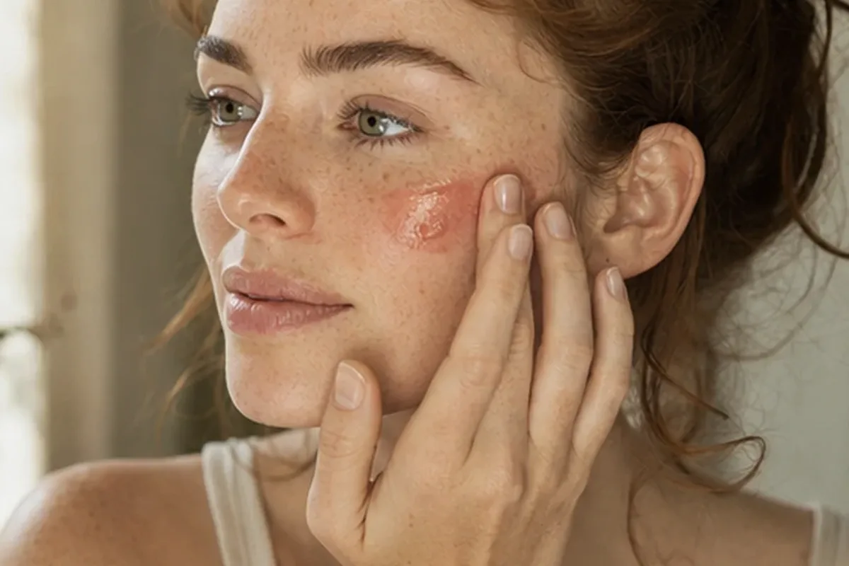 Authentischer Wohlfühlmoment passend zum Beauty-Thema Lip Tint für langen Halt