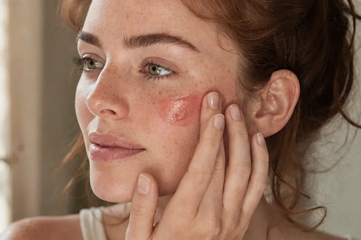 Redaktioneller Beauty-Moment zur Ausgangslage bei Setting Spray für empfindliche Haut