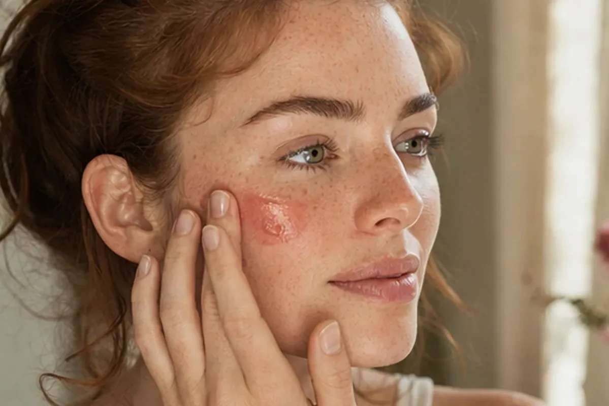 Hochwertige Beauty-Inszenierung zu Auswahlkriterien für Augenbrauengel für empfindliche Haut