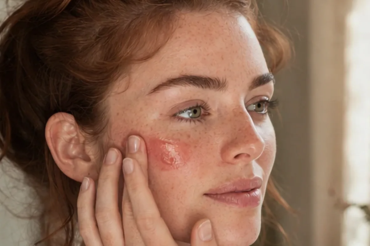 Authentischer Wohlfühlmoment passend zum Beauty-Thema Concealer für einen natürlichen Look