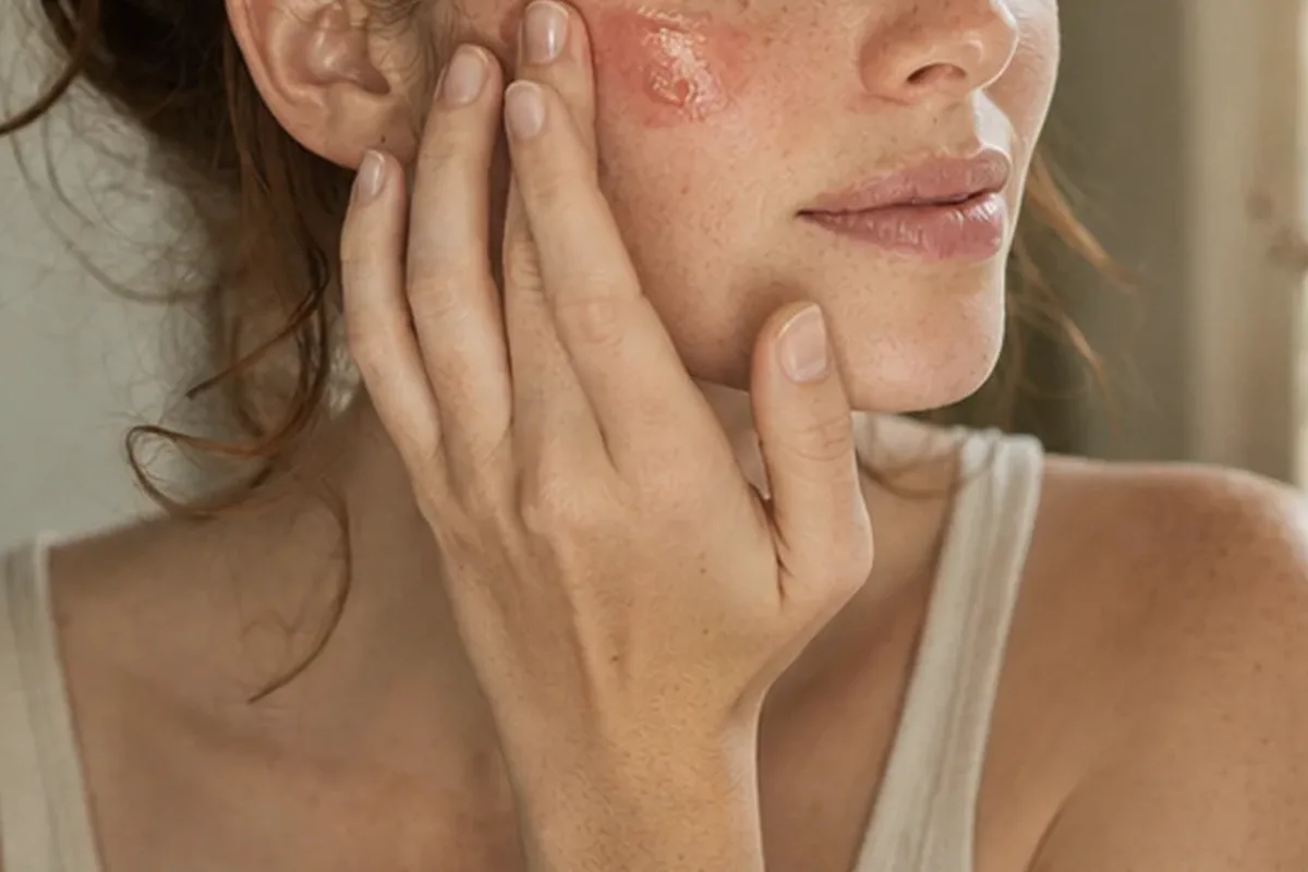Redaktionelle Detailaufnahme zur Orientierung bei Concealer für reife Haut