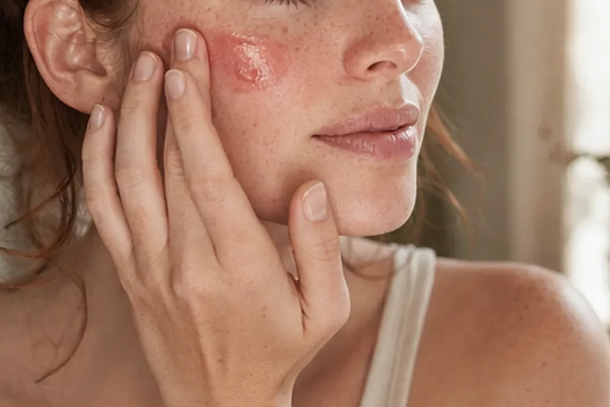 Redaktioneller Beauty-Moment zur Ausgangslage bei Rouge für trockene Haut