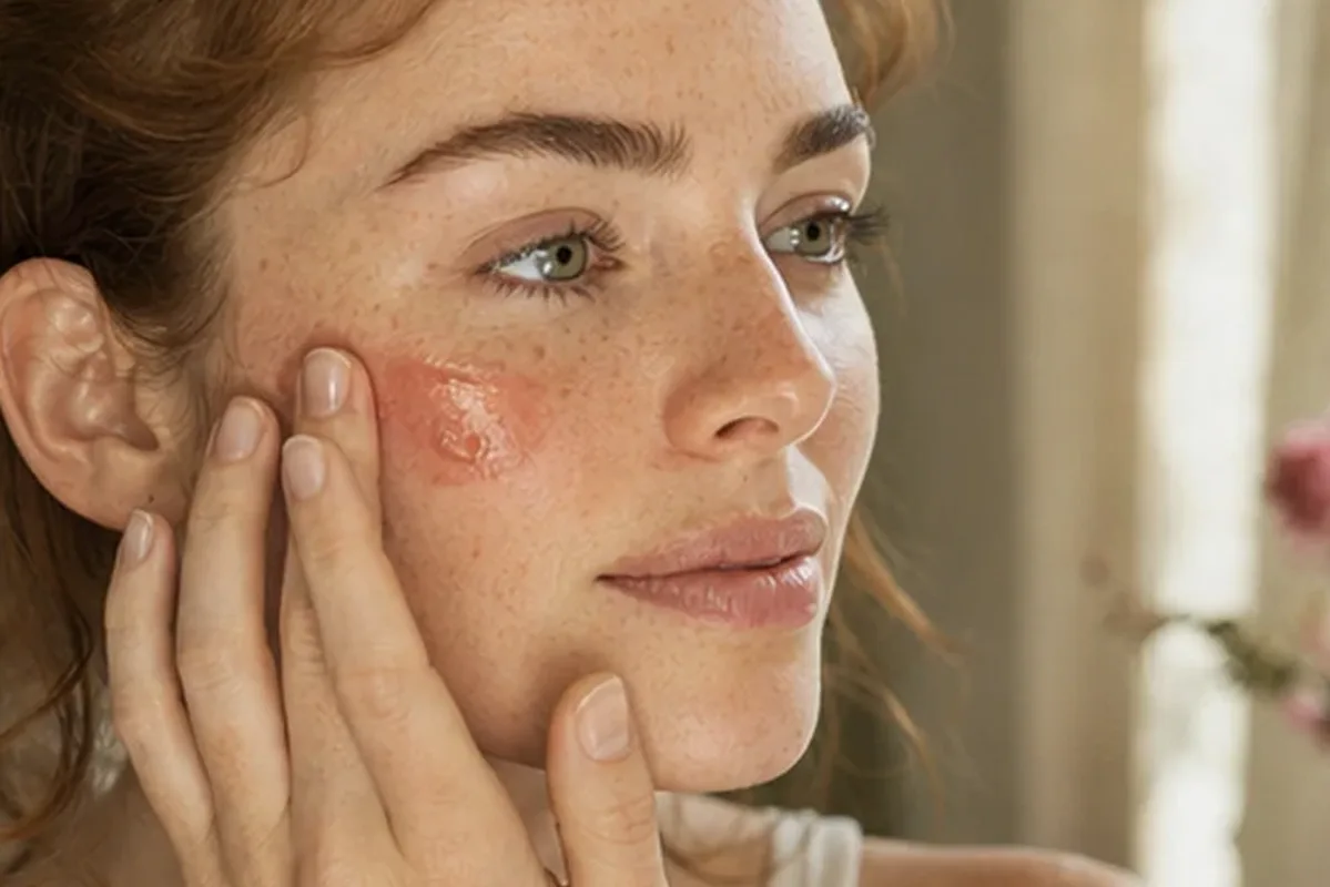 Authentische Beauty-Routine passend zum Thema Rouge bei Rötungen