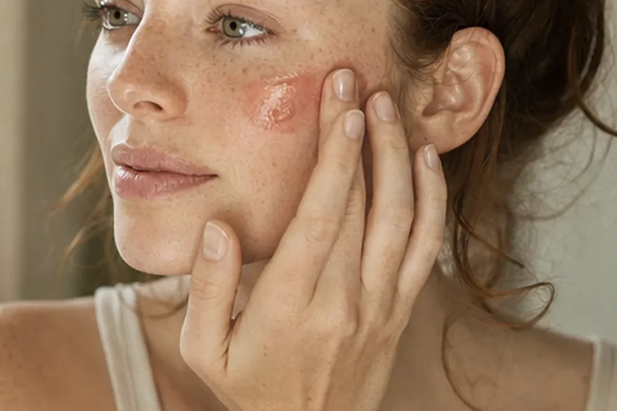 Authentische Beauty-Routine passend zum Thema Foundation für empfindliche Haut