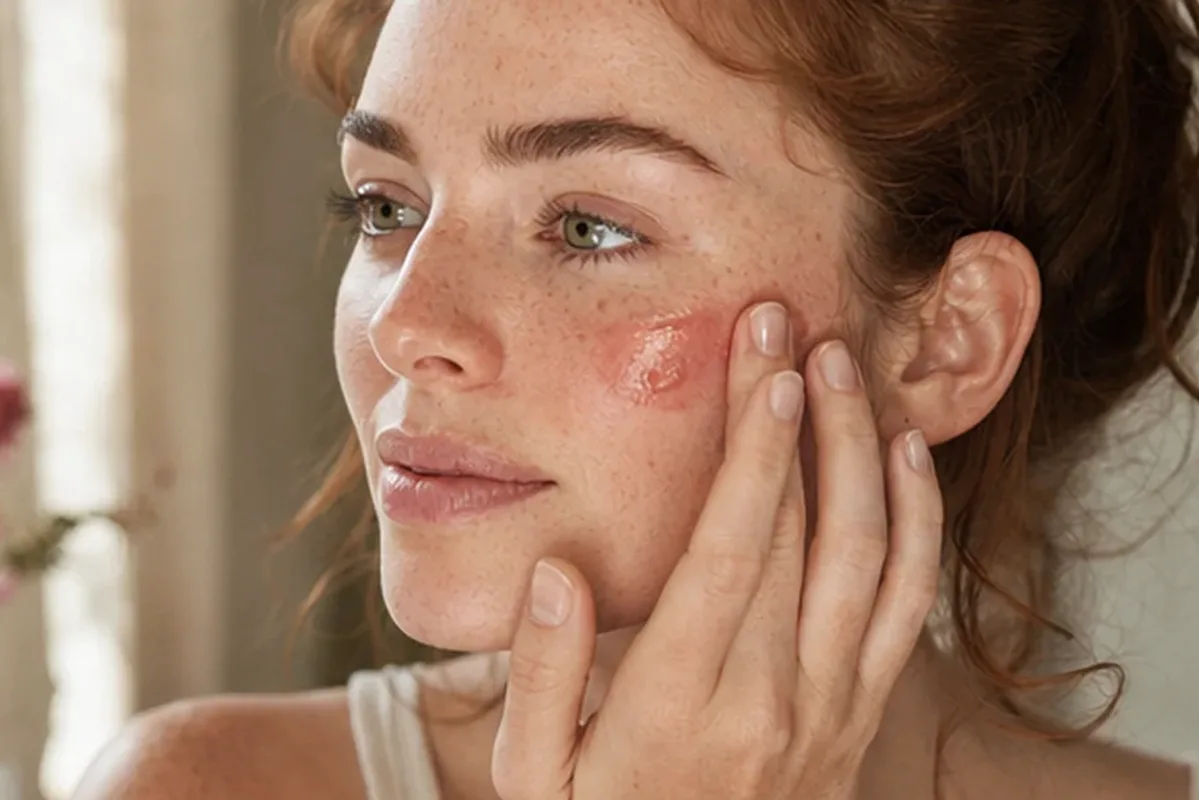 Redaktioneller Beauty-Moment zur Ausgangslage bei Puder für reife Haut