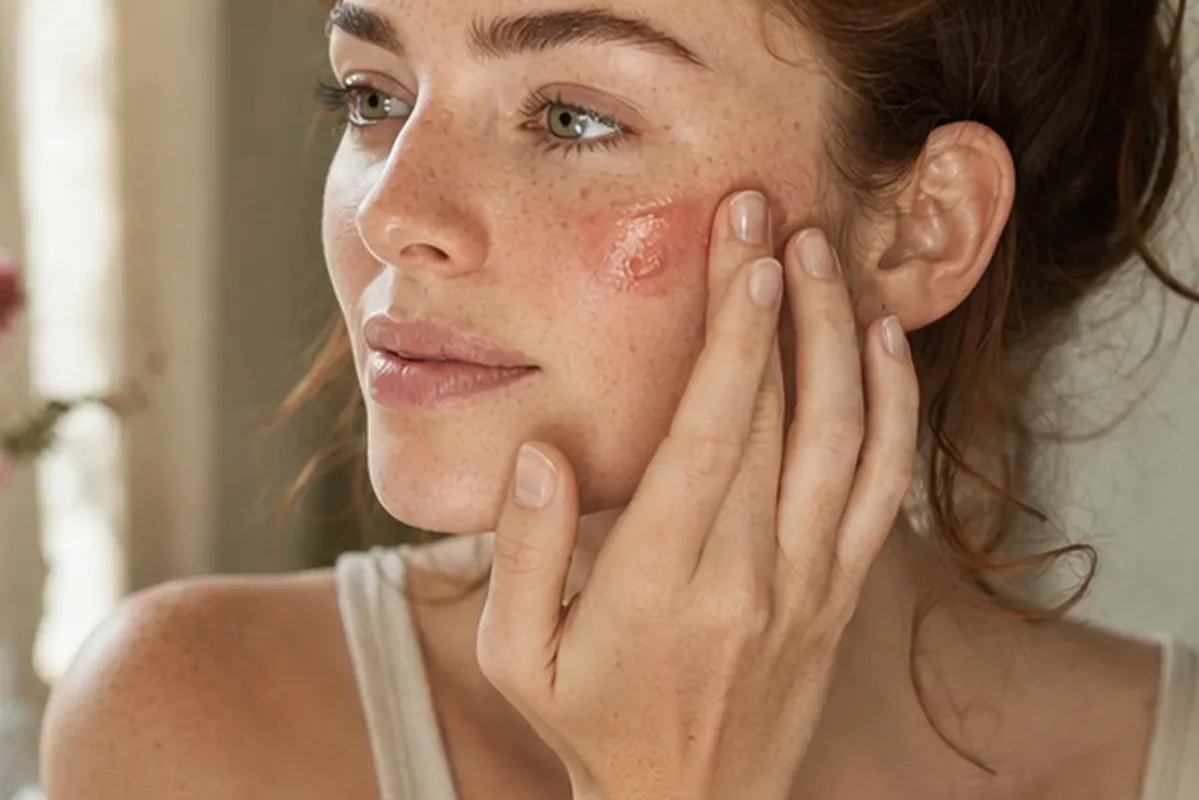 Hochwertige Beauty-Inszenierung zu Auswahlkriterien für Augenbrauengel für empfindliche Haut