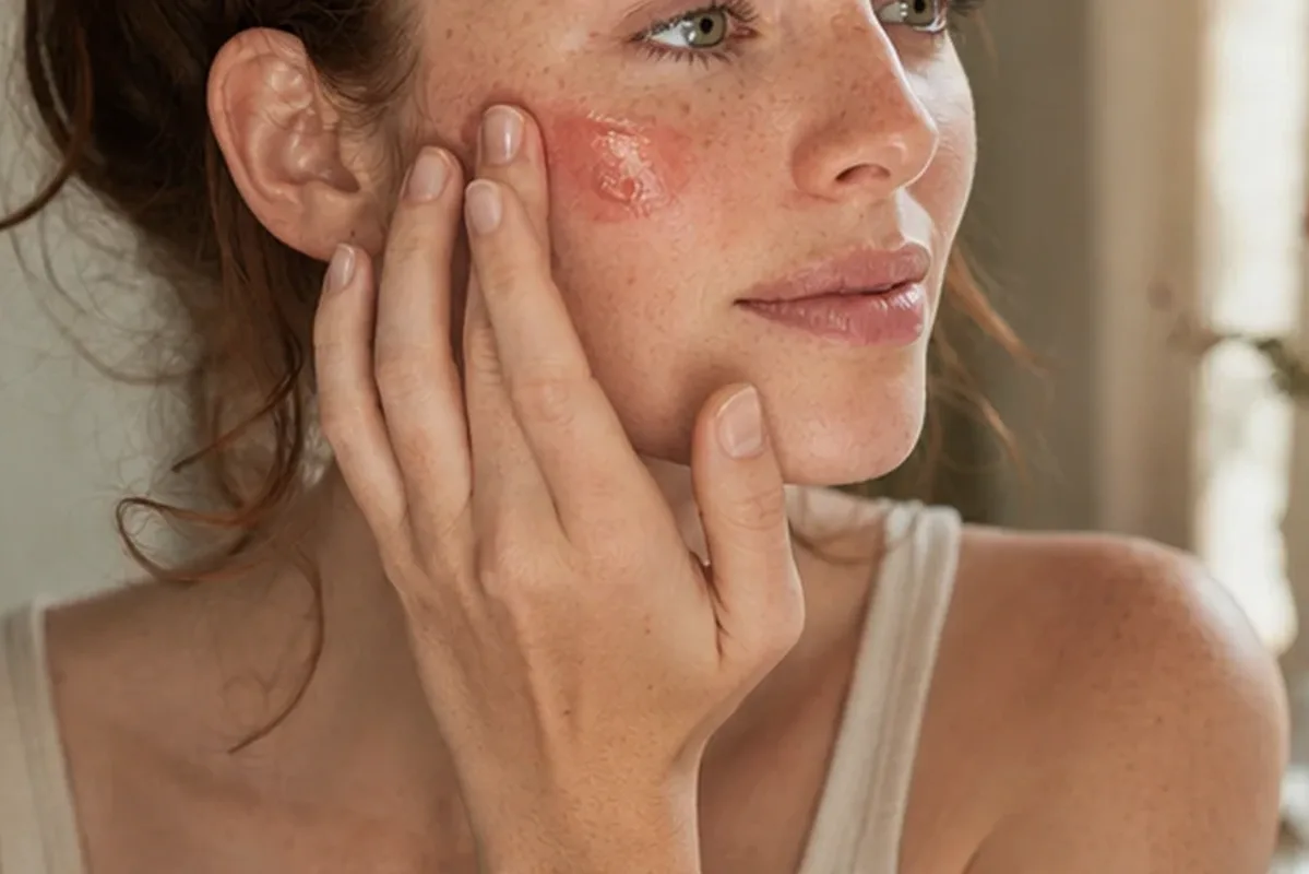 Hochwertige Beauty-Inszenierung zu Auswahlkriterien für Rouge für ölige Haut