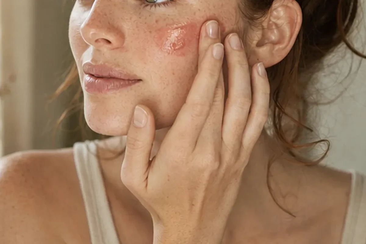 Redaktioneller Beauty-Moment zur Ausgangslage bei Puder für einen natürlichen Look