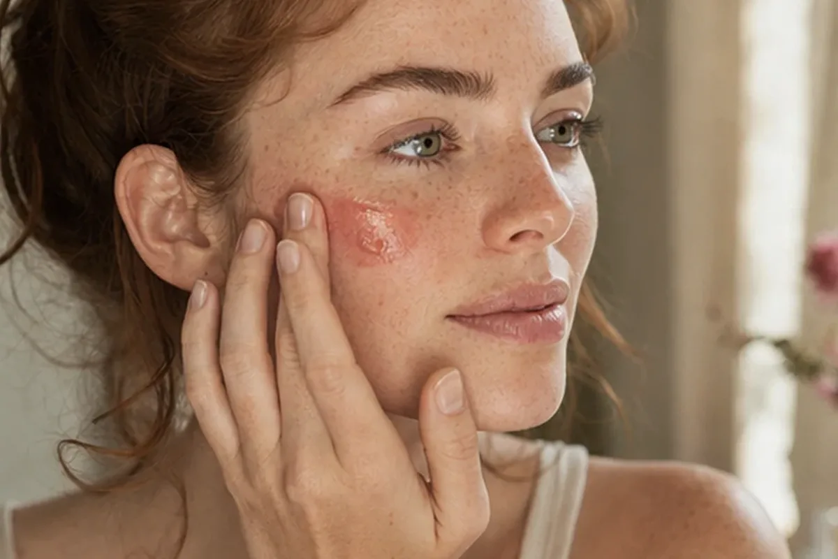 Emotionaler und authentischer Anwendungsmoment rund um Concealer für langen Halt