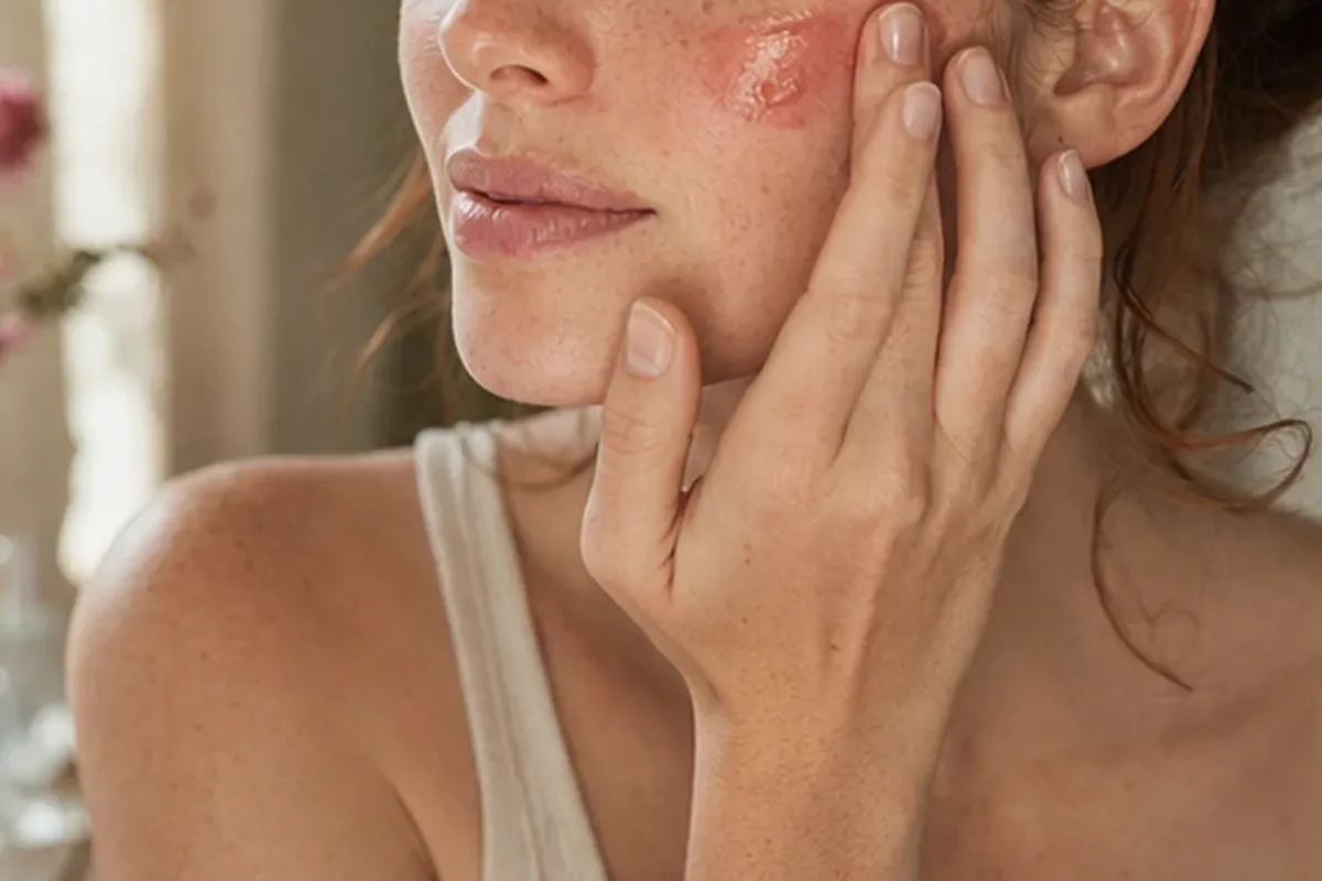 Hochwertige Beauty-Inszenierung zu Auswahlkriterien für Puder für langen Halt