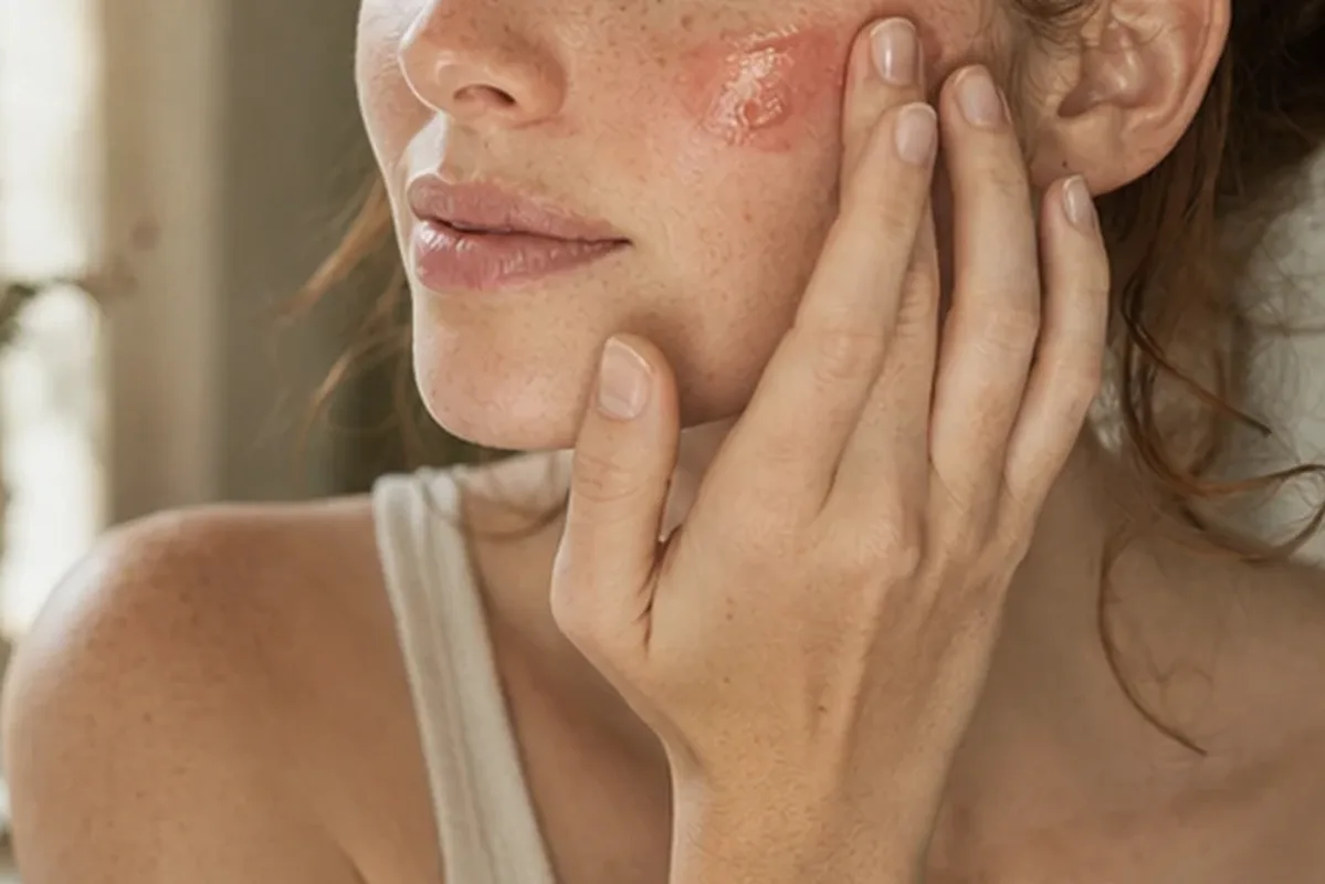 Redaktioneller Beauty-Moment zur Ausgangslage bei Setting Spray für ölige Haut