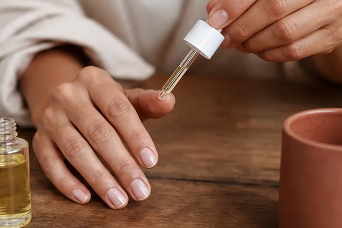 Hochwertige Beauty-Inszenierung zu Auswahlkriterien für Körperöl für trockene Haut