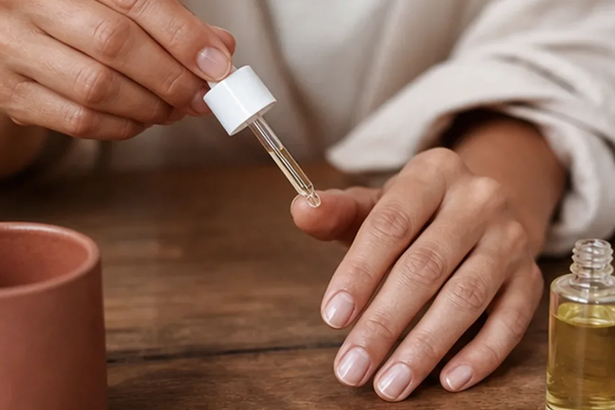 Redaktionelle Detailaufnahme zur Orientierung bei Körperlotion für müde Füße