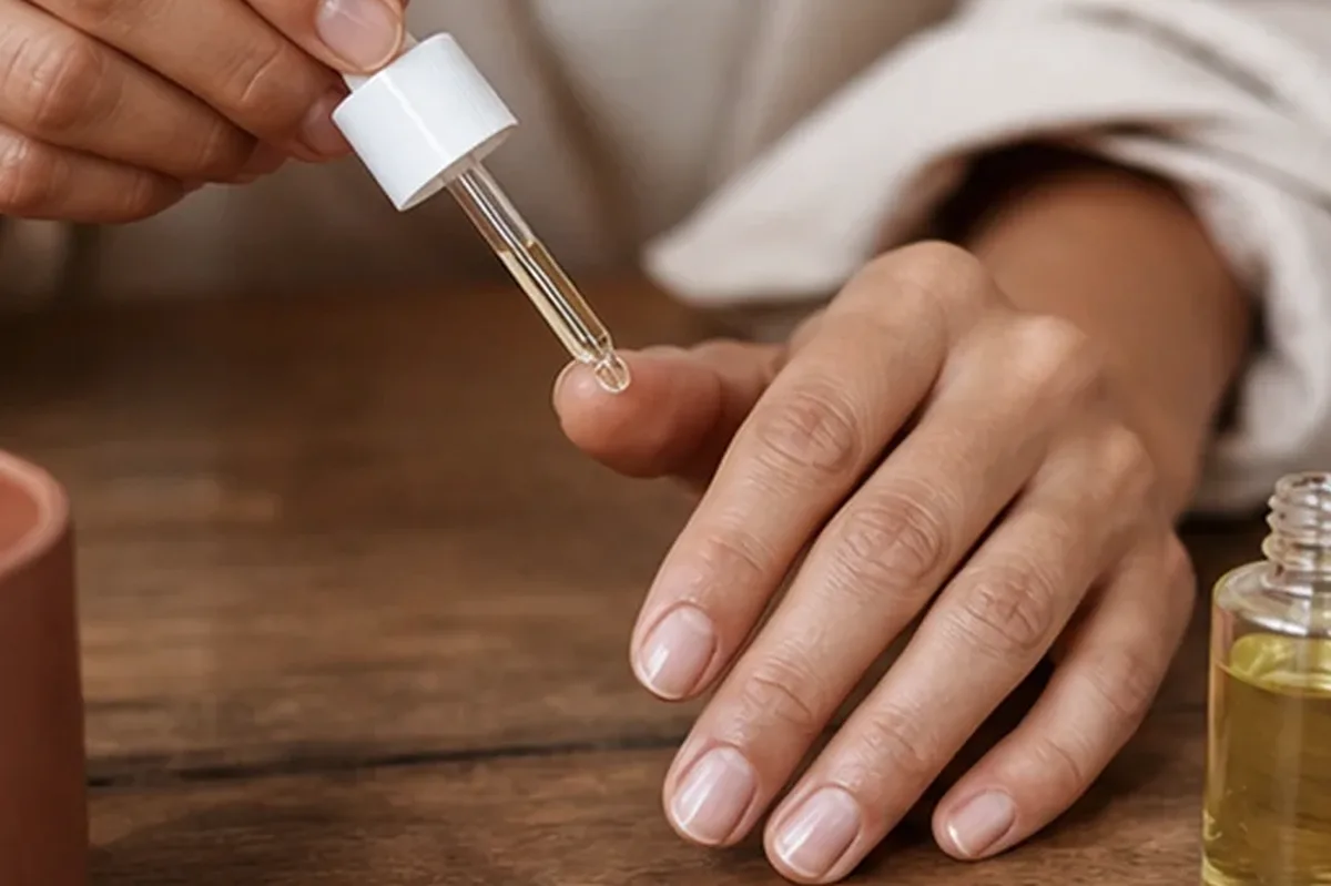 Redaktionelle Detailaufnahme zur Orientierung bei Handcreme für empfindliche Haut