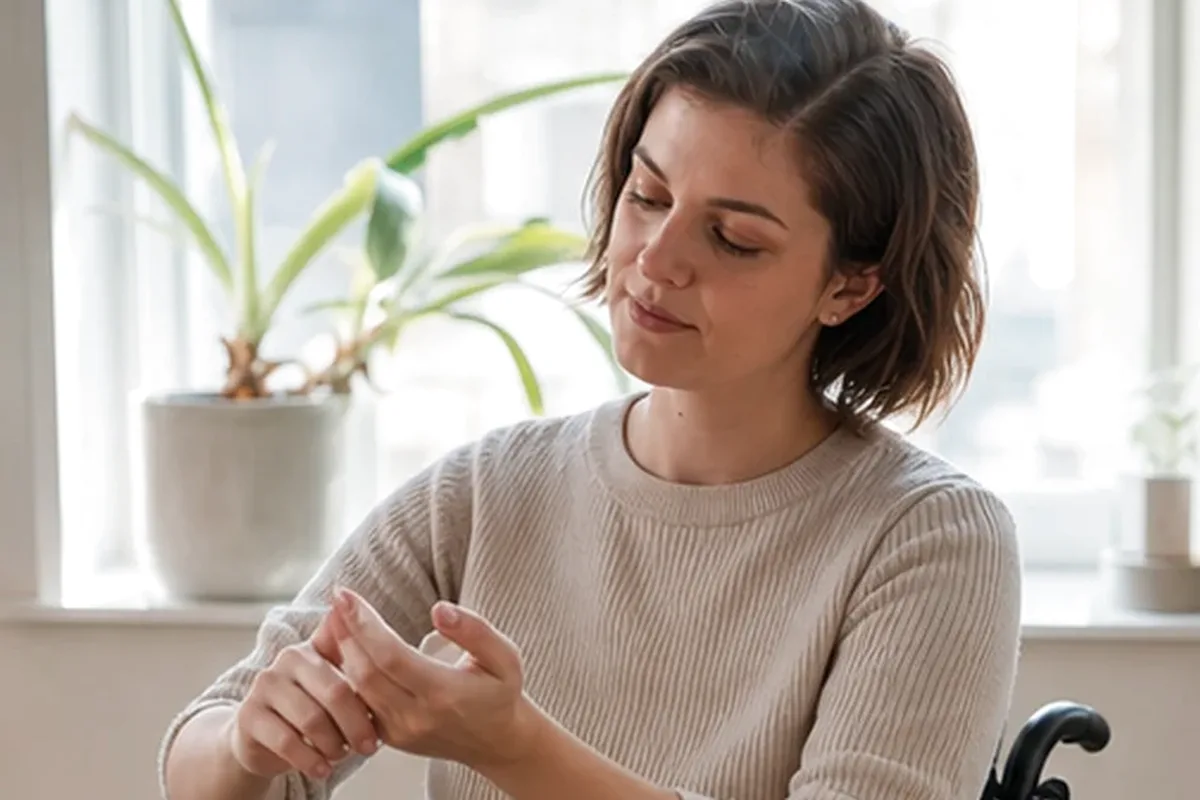 Authentische Beauty-Routine passend zum Thema Nagelhärter für trockene Haut