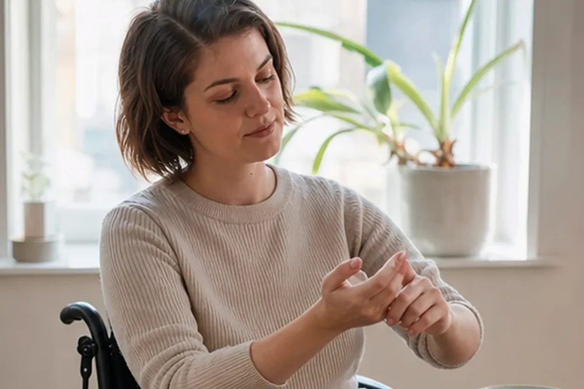 Redaktioneller Beauty-Moment zur Ausgangslage bei After-Sun-Pflege für raue Haut
