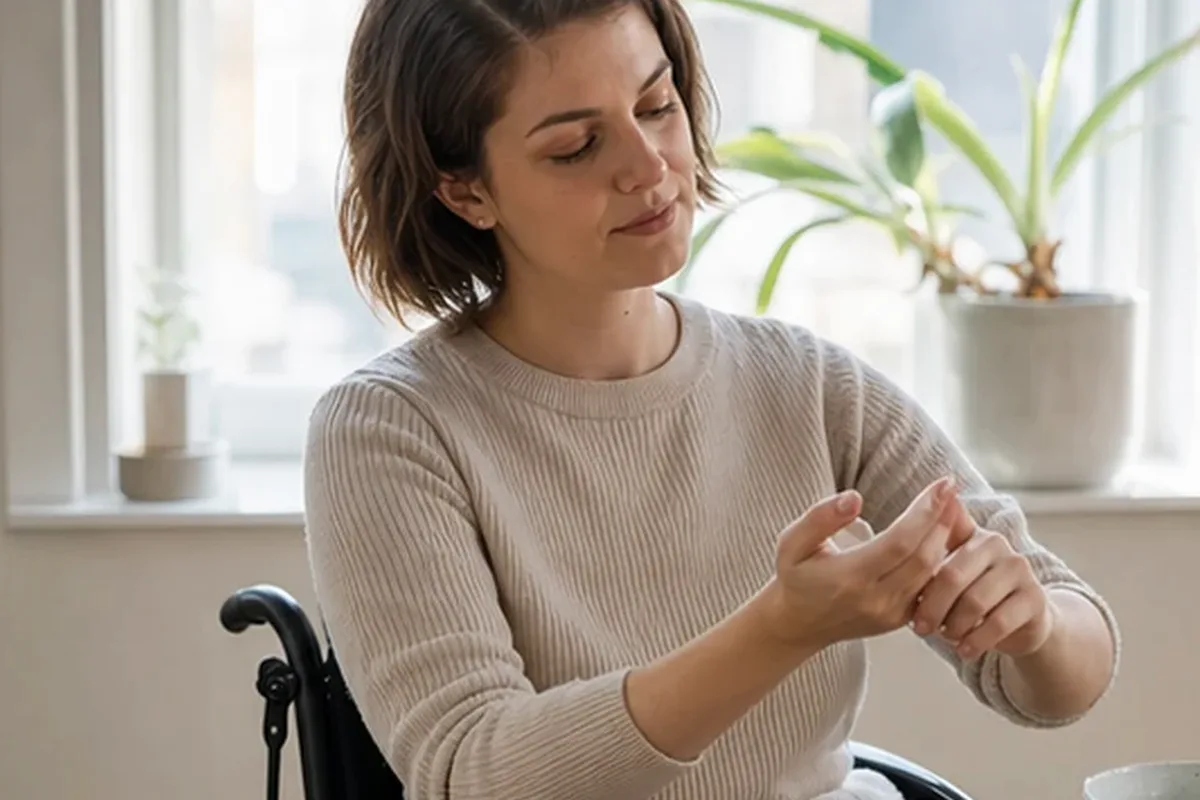 Authentische Beauty-Routine passend zum Thema Nagelhärter für beanspruchte Hände