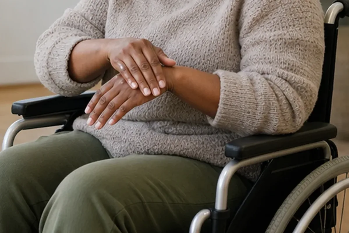 Emotionaler und authentischer Anwendungsmoment rund um Selbstbräuner für beanspruchte Hände