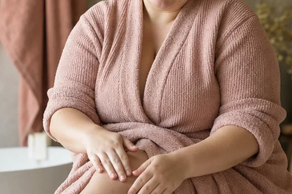 Emotionaler und authentischer Anwendungsmoment rund um Körperöl für beanspruchte Hände