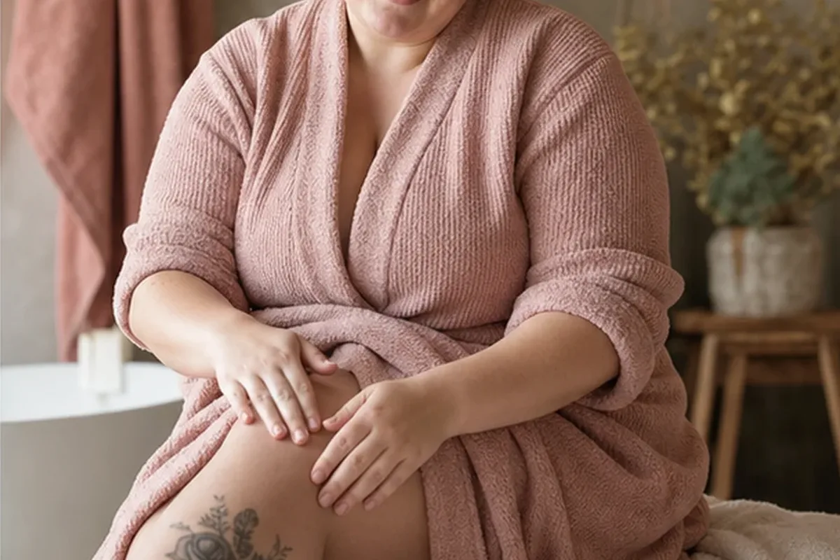 Redaktionelle Detailaufnahme zur Orientierung bei Body Butter für raue Haut