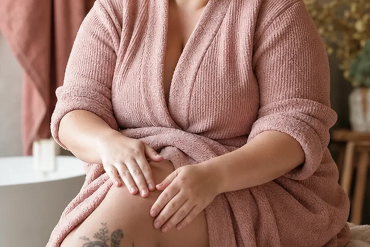 Emotionaler und authentischer Anwendungsmoment rund um Fußcreme für empfindliche Haut