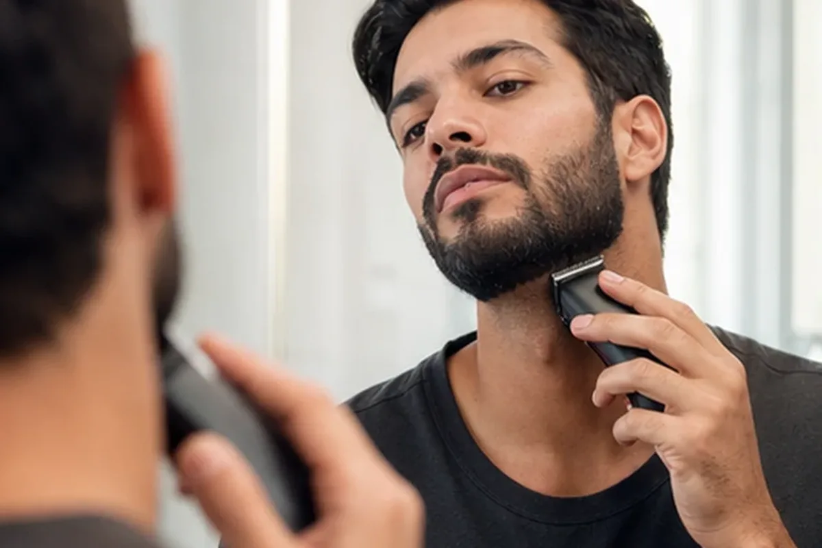 Emotionaler und authentischer Anwendungsmoment rund um Enthaarungscreme für dunkle Haare