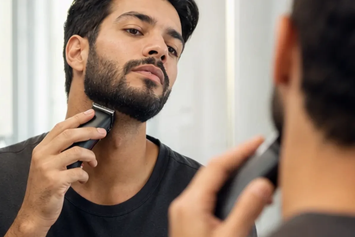 Hochwertige Beauty-Inszenierung zu Auswahlkriterien für After-Shave-Pflege für eine schnelle Anwendung