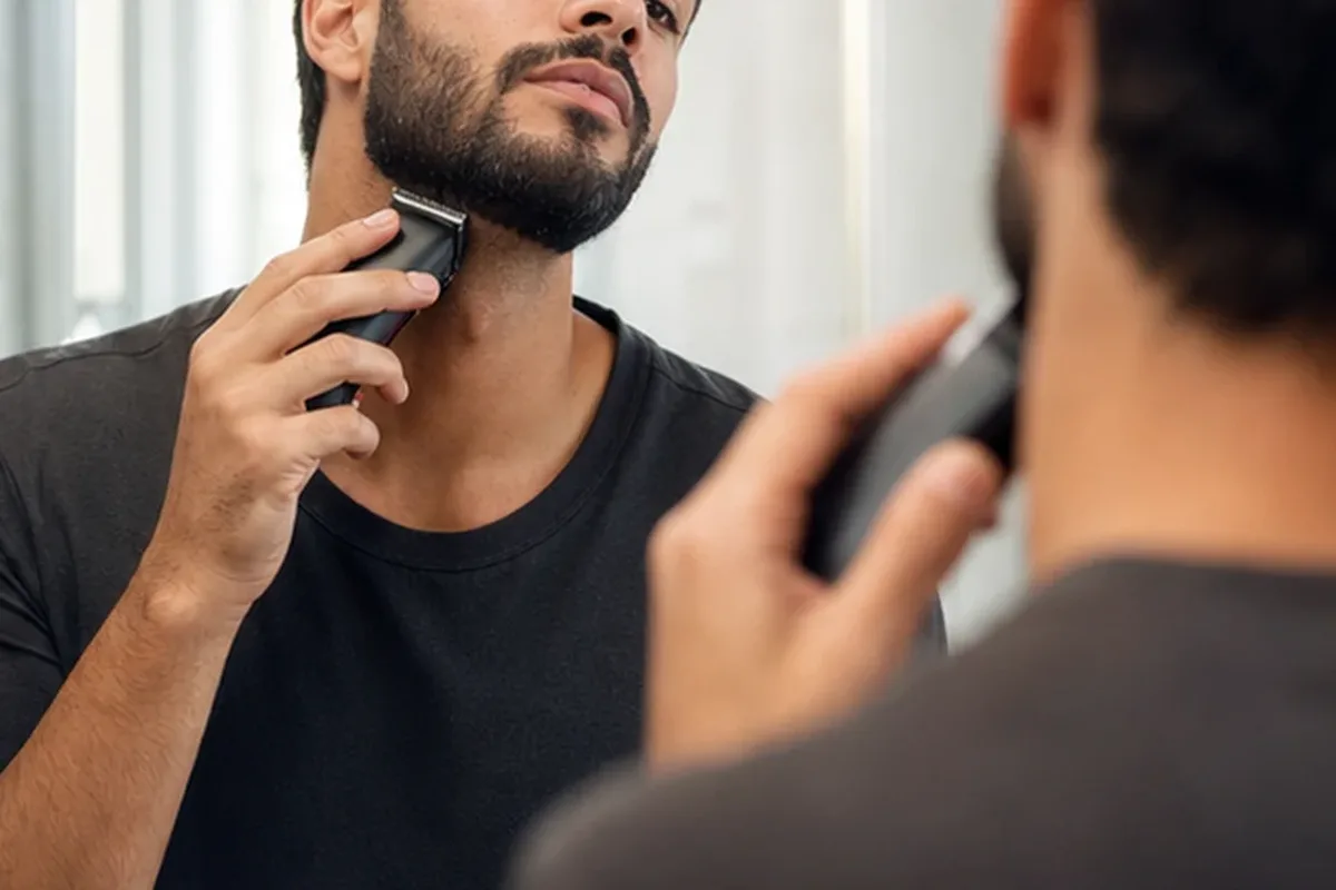 Authentischer Wohlfühlmoment passend zum Beauty-Thema IPL-Gerät für dunkle Haare