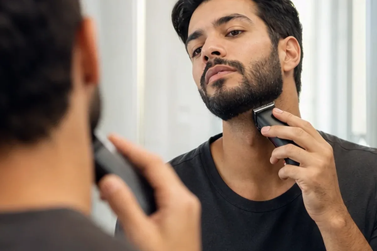 Authentische Beauty-Routine passend zum Thema Elektrorasierer für empfindliche Haut