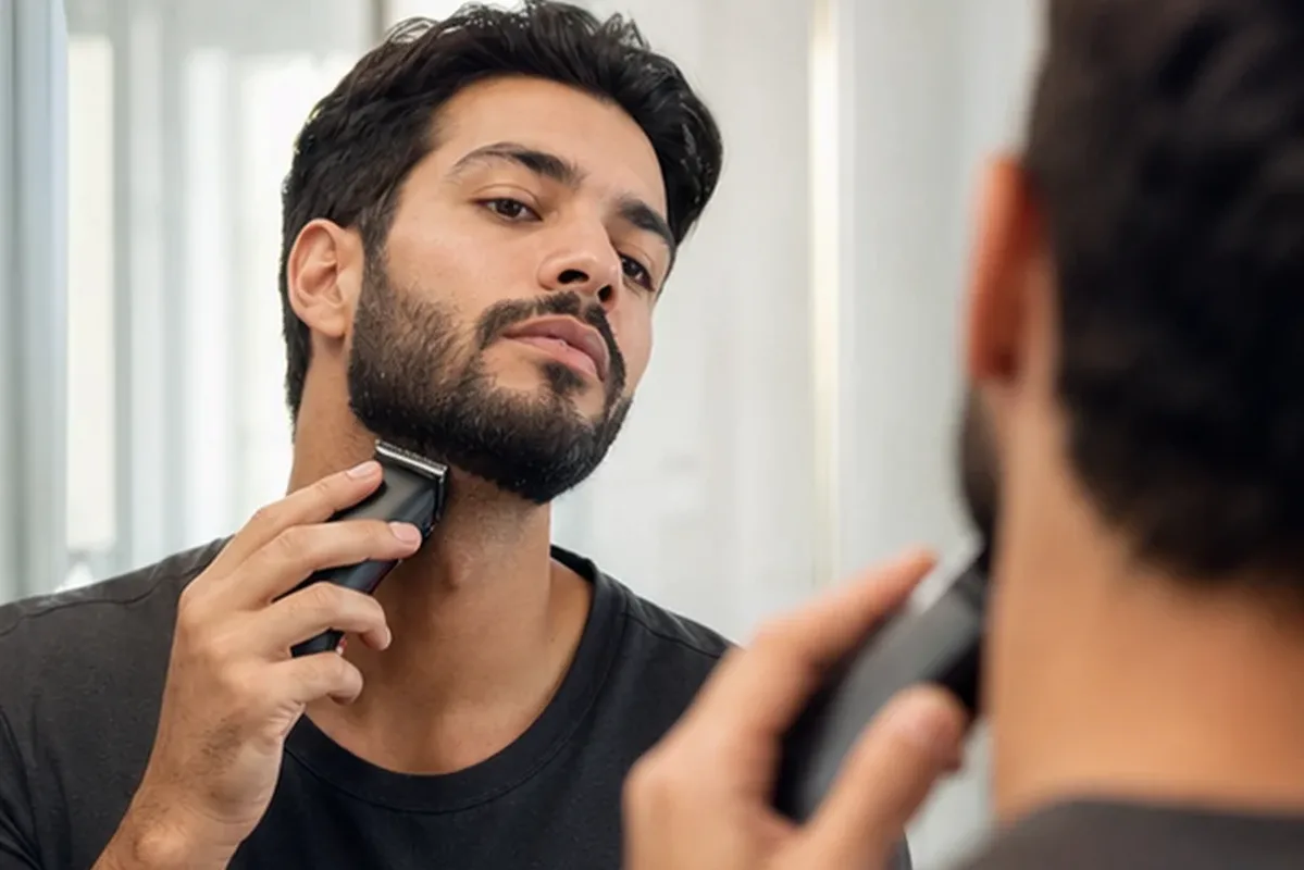 Redaktioneller Beauty-Moment zur Ausgangslage bei Enthaarungscreme für die Bikinizone