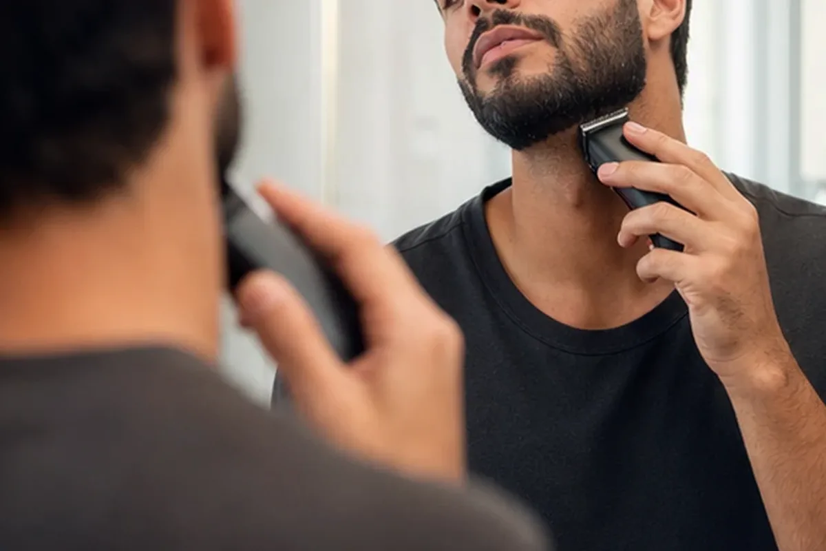 Hochwertige Beauty-Inszenierung zu Auswahlkriterien für Rasieröl für eine schnelle Anwendung