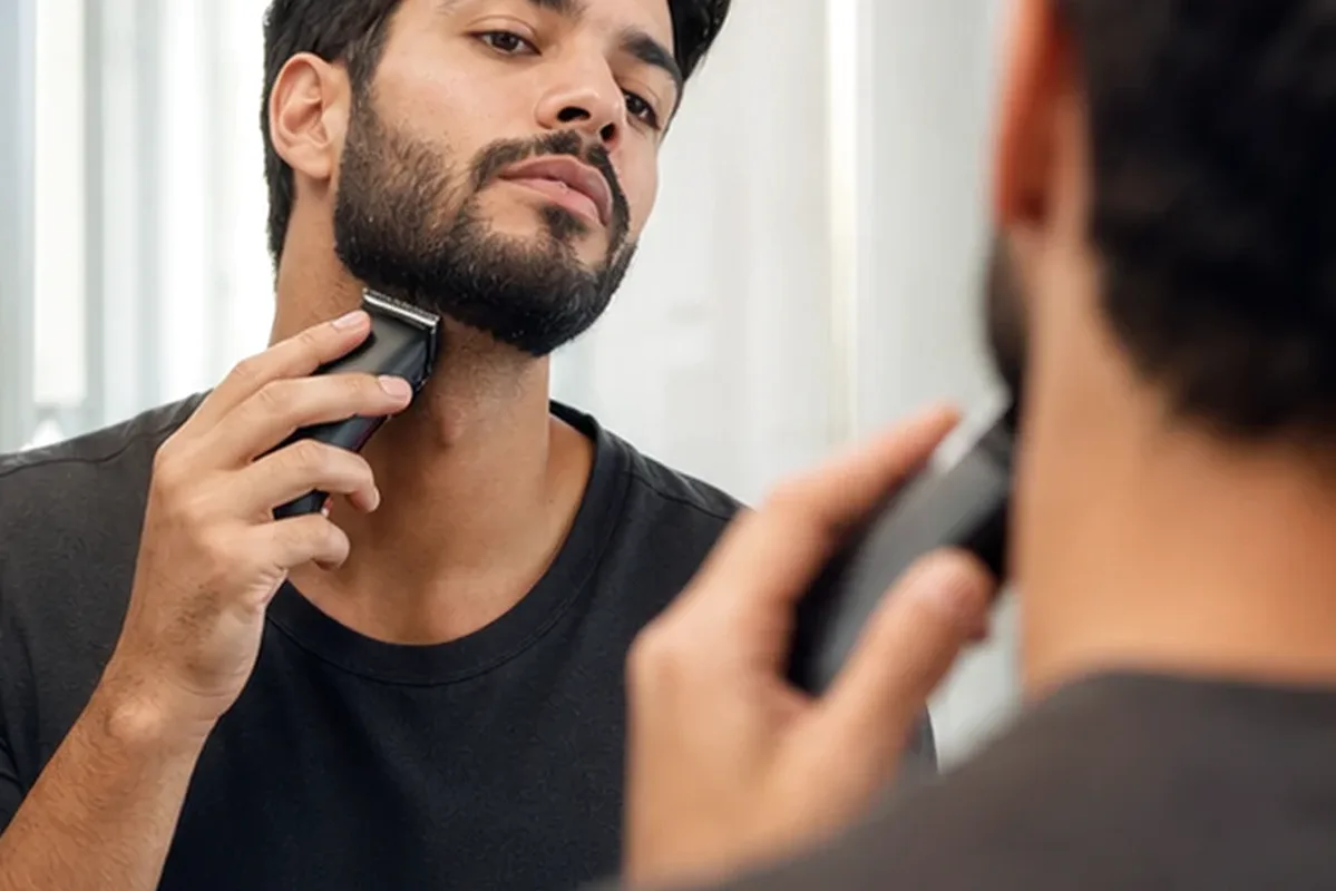 Redaktioneller Beauty-Moment zur Ausgangslage bei IPL-Gerät für dunkle Haare