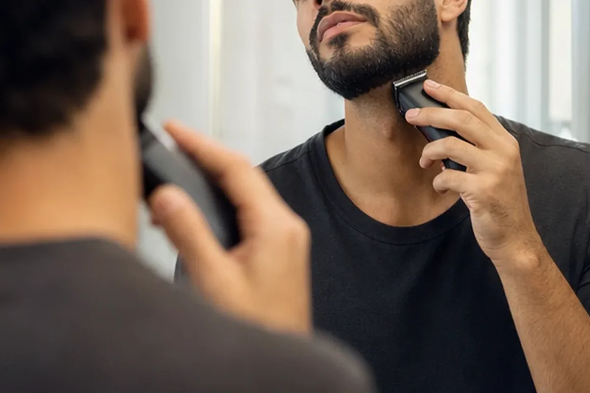 Authentische Beauty-Routine passend zum Thema Gesichtsrasierer bei Rasurbrand