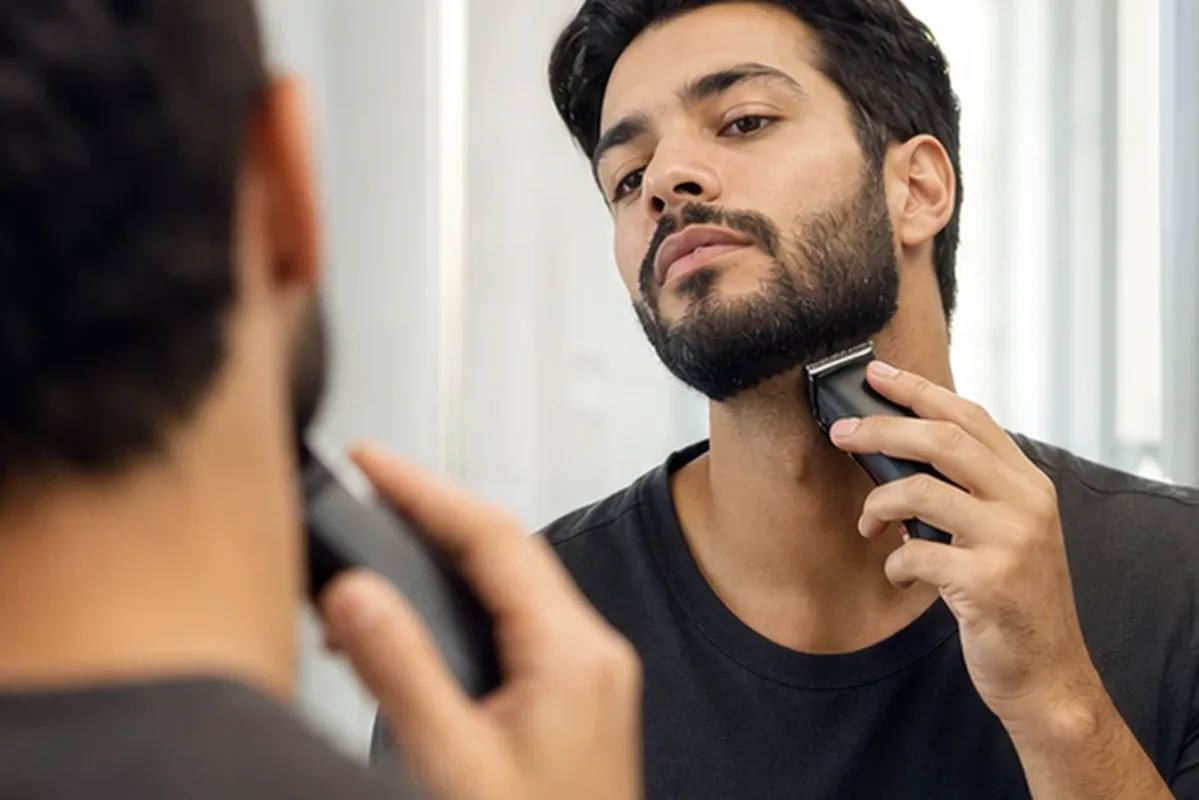 Redaktioneller Beauty-Moment zur Ausgangslage bei Bikinizonen-Trimmer für langanhaltende Glätte