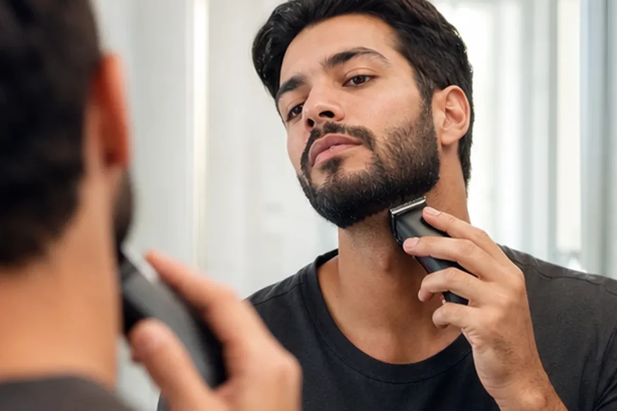 Redaktioneller Beauty-Moment zur Ausgangslage bei Elektrorasierer bei eingewachsenen Haaren