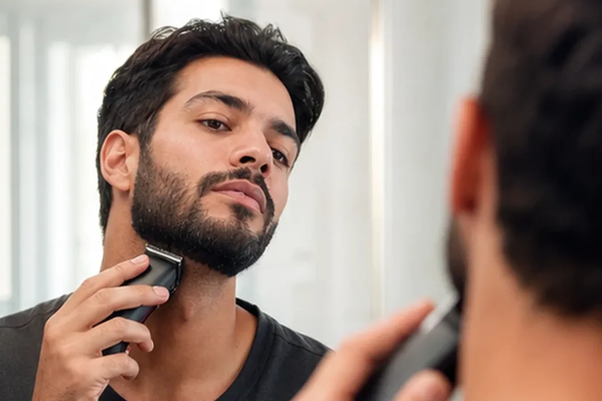 Emotionaler und authentischer Anwendungsmoment rund um IPL-Gerät bei eingewachsenen Haaren
