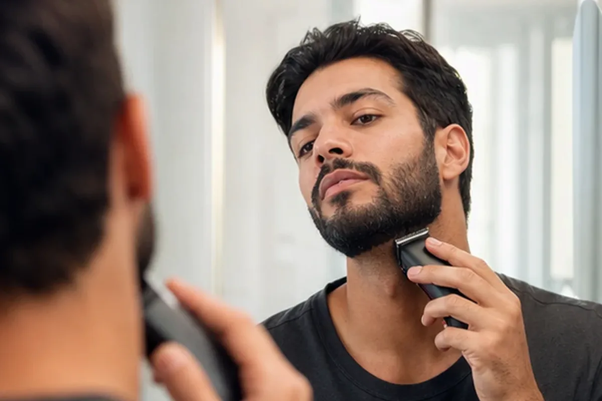 Authentische Beauty-Routine passend zum Thema Augenbrauen-Trimmer für die Bikinizone