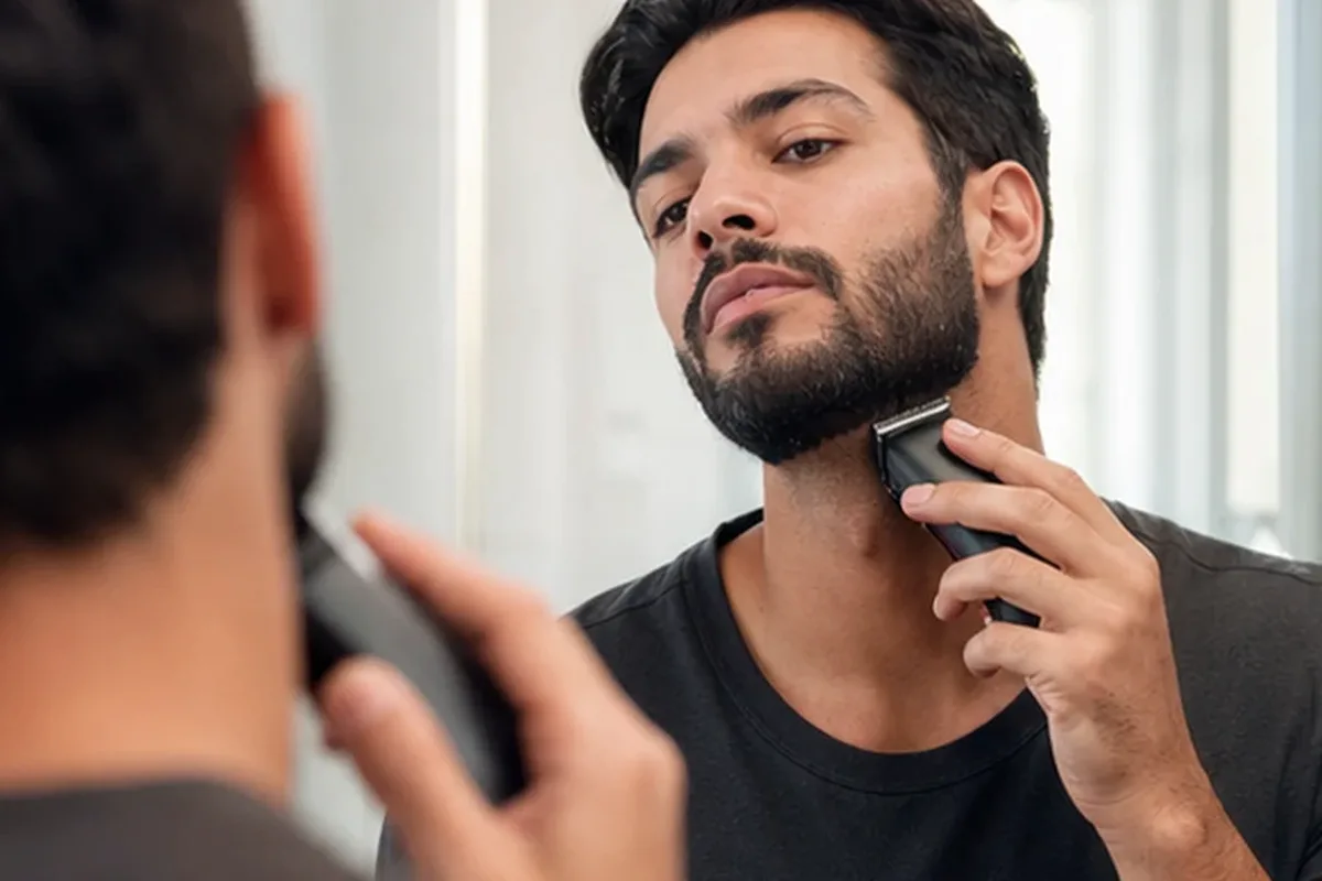 Emotionaler und authentischer Anwendungsmoment rund um Enthaarungscreme für feine Haare