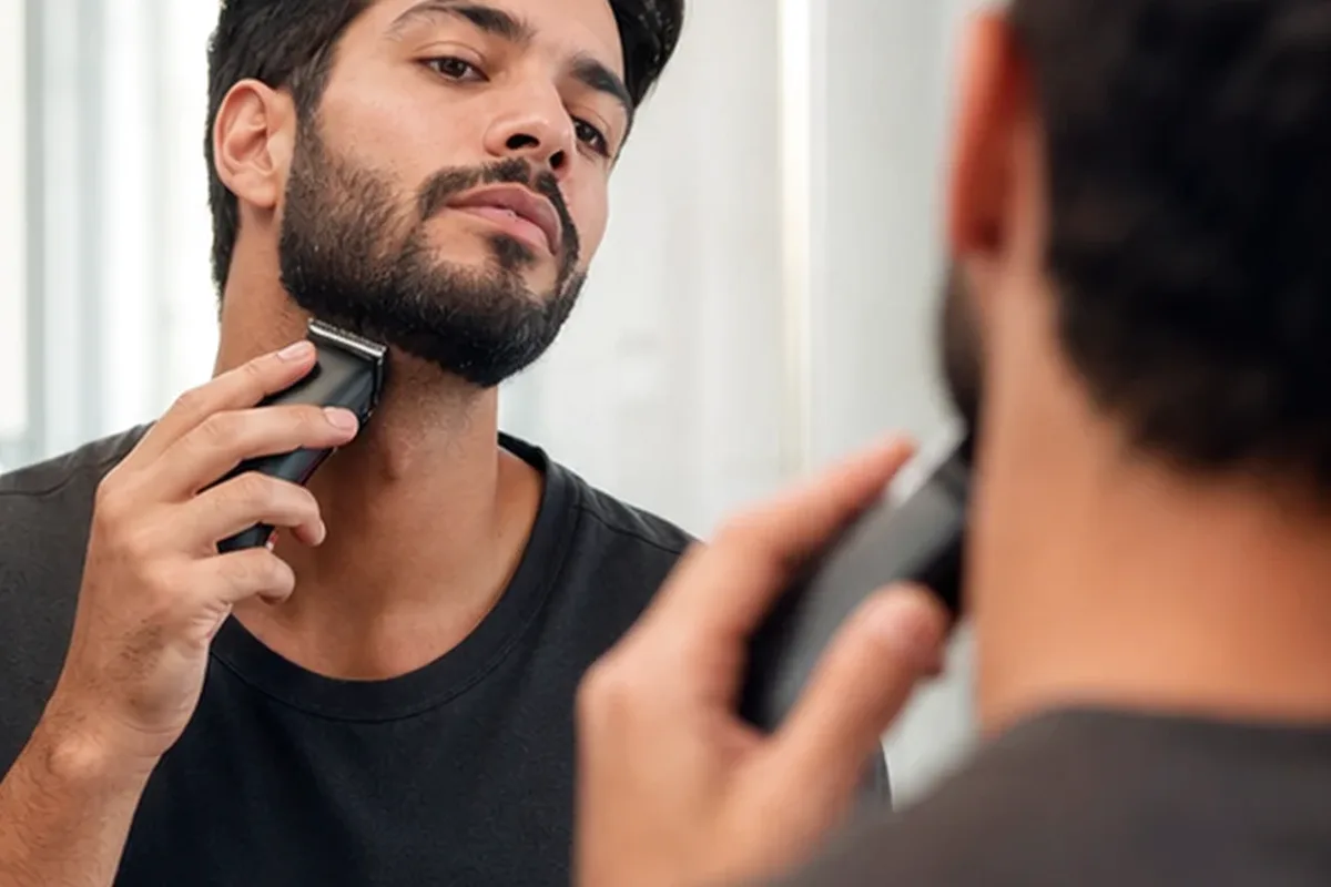 Redaktioneller Beauty-Moment zur Ausgangslage bei Bikinizonen-Trimmer für langanhaltende Glätte