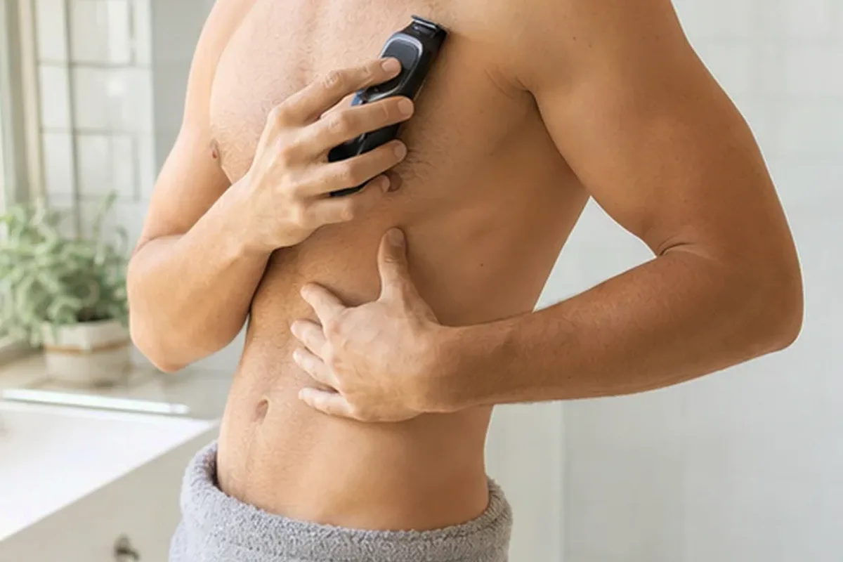 Hochwertige Beauty-Inszenierung zu Auswahlkriterien für Bikinizonen-Trimmer für eine schnelle Anwendung