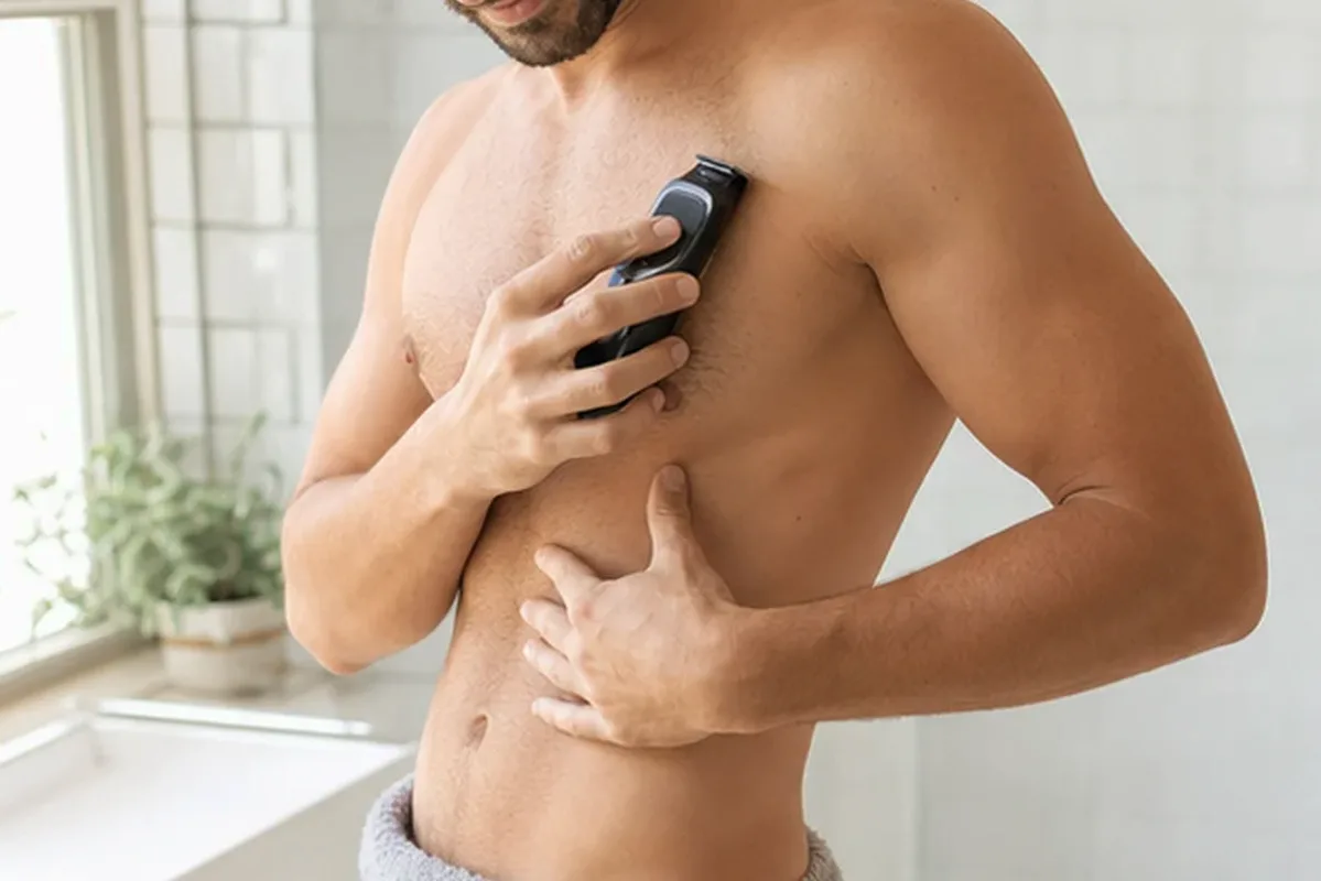 Emotionaler und authentischer Anwendungsmoment rund um Body-Trimmer für die Bikinizone