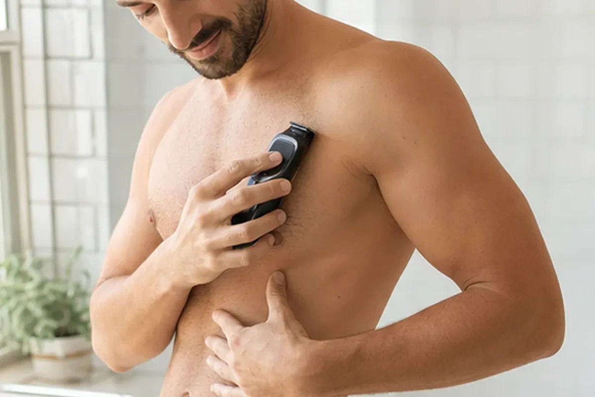 Redaktioneller Beauty-Moment zur Ausgangslage bei Epilierer für langanhaltende Glätte
