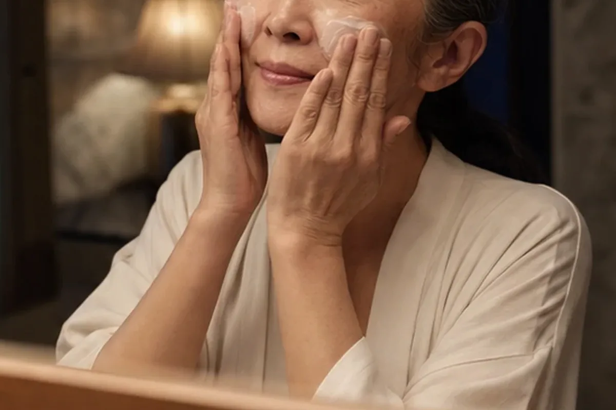 Redaktioneller Beauty-Moment zur Ausgangslage bei Gesichtsmaske für Mischhaut
