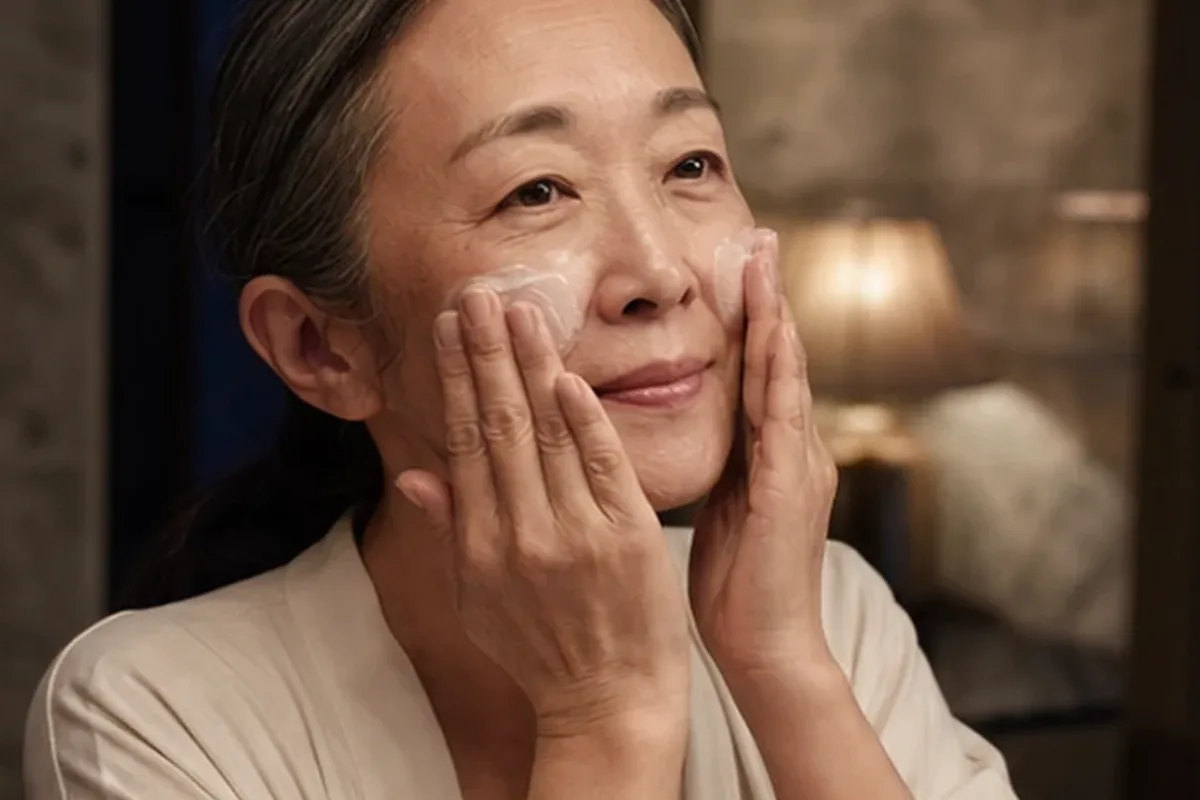 Authentischer Wohlfühlmoment passend zum Beauty-Thema Gesichtswasser für Mischhaut