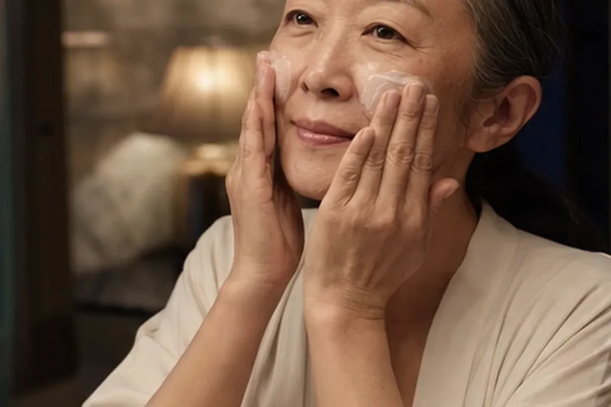 Authentische Beauty-Routine passend zum Thema Gesichtsmaske für fettige Haut