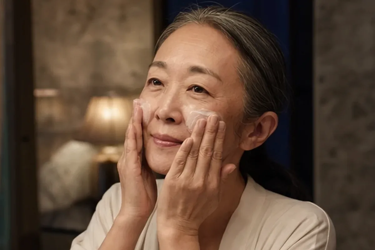 Authentischer Wohlfühlmoment passend zum Beauty-Thema Mizellenwasser für unreine Haut