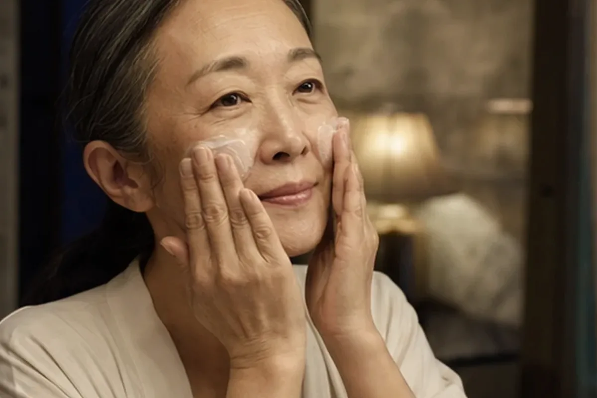 Authentischer Wohlfühlmoment passend zum Beauty-Thema Niacinamid-Serum bei Rötungen